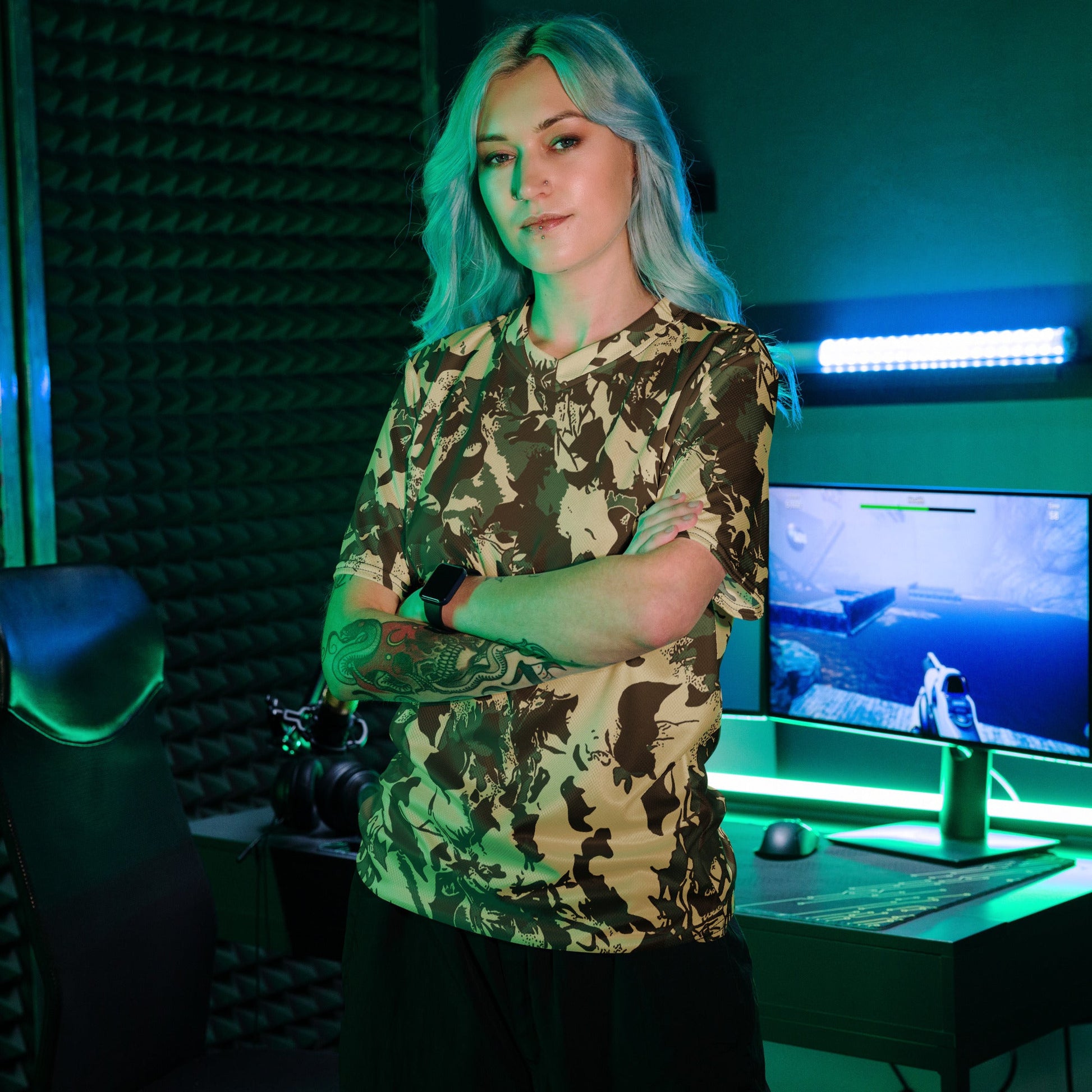 South African KOEVOET Police CAMO unisex sports jersey - Sports Jerseys