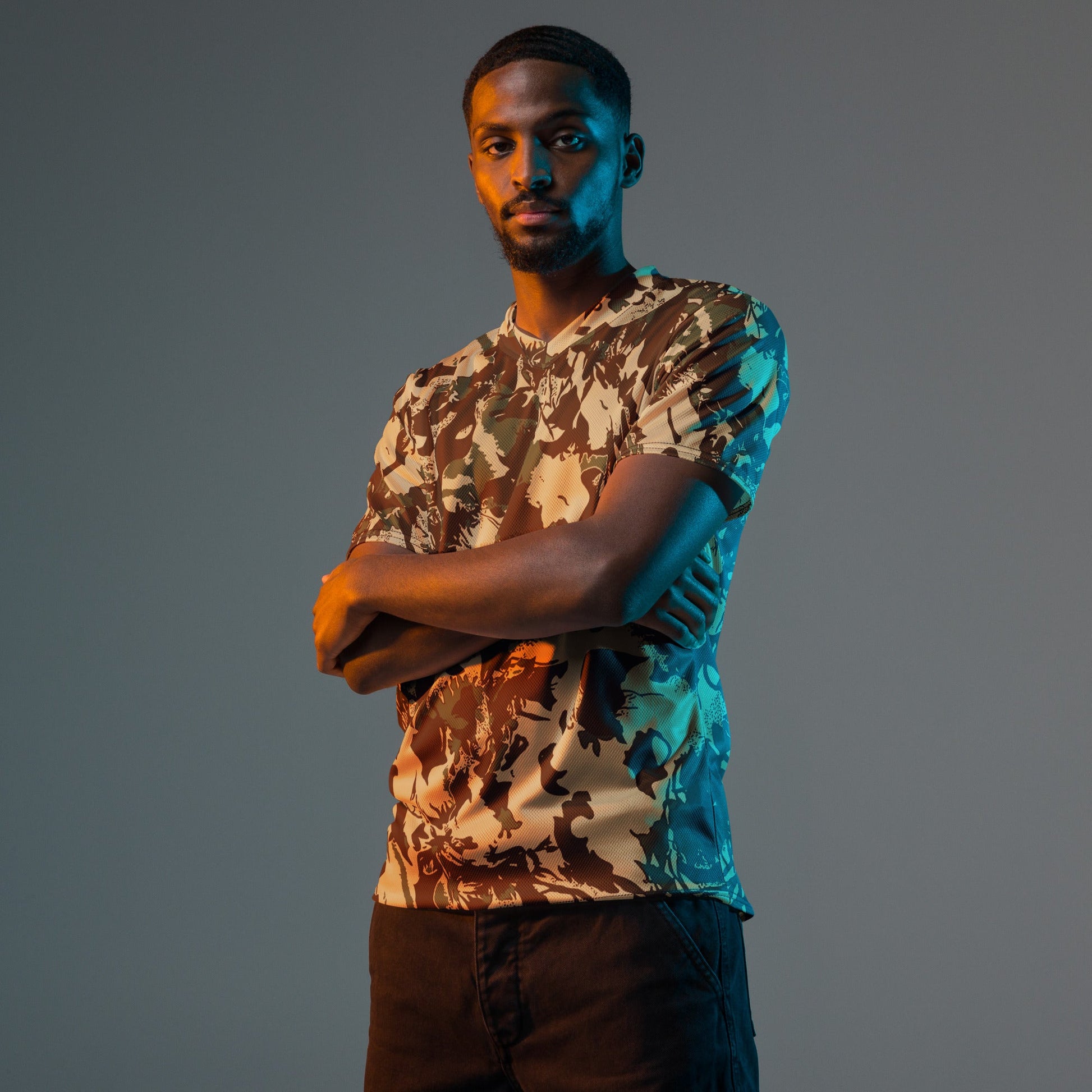 South African KOEVOET Police CAMO unisex sports jersey - Sports Jerseys