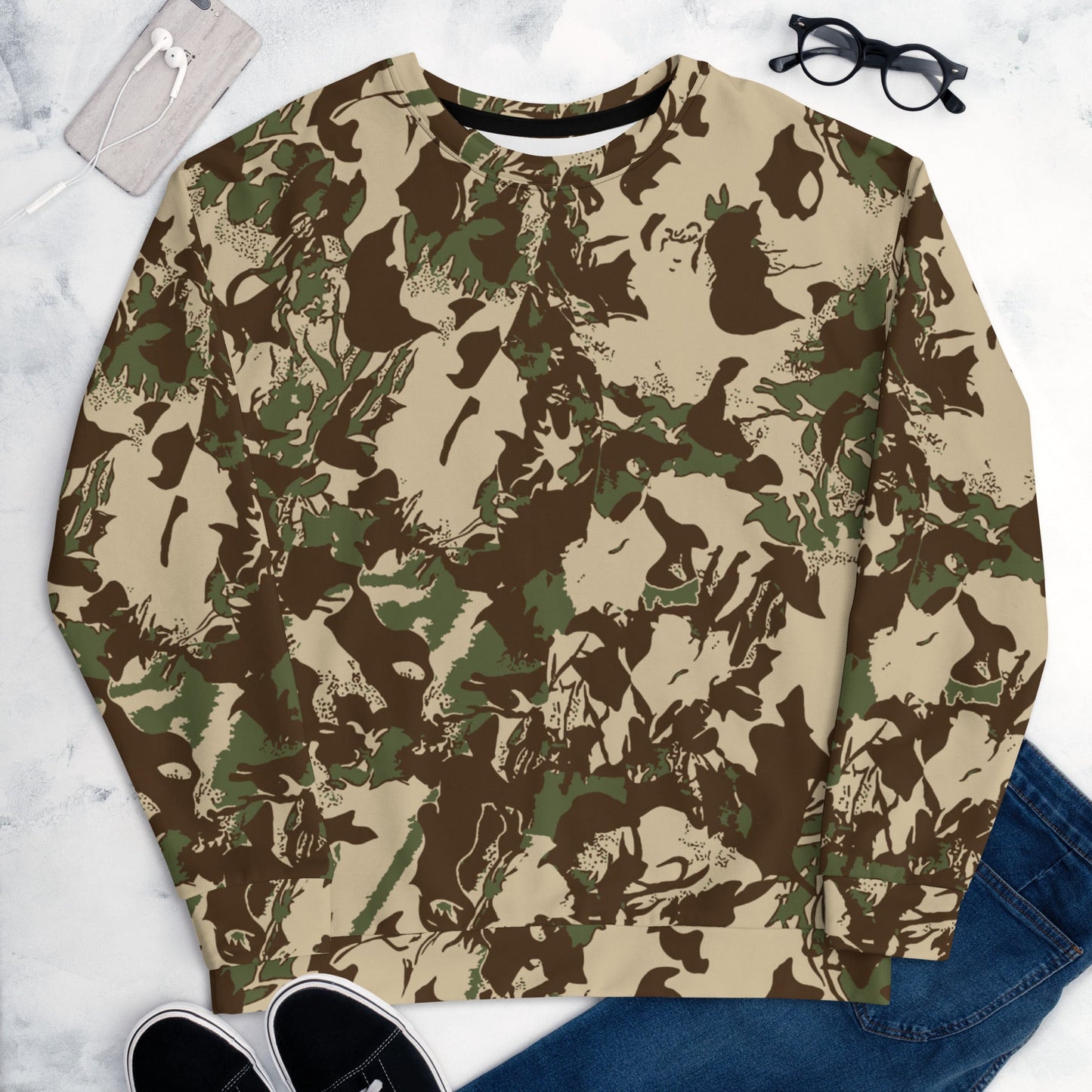 South African KOEVOET Police CAMO Unisex Sweatshirt - Sweatshirts