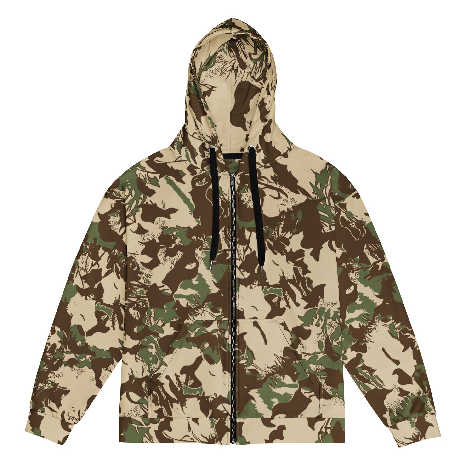South African KOEVOET Police CAMO Unisex zip hoodie - 2XS - Zip Hoodies