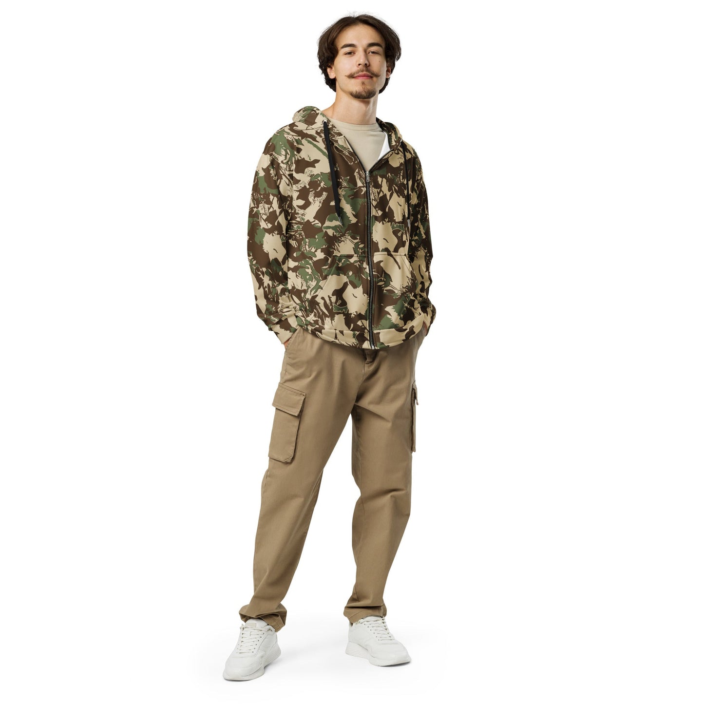 South African KOEVOET Police CAMO Unisex zip hoodie - Zip Hoodies