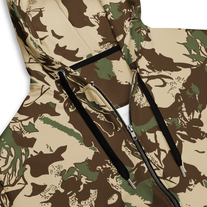 South African KOEVOET Police CAMO Unisex zip hoodie - Zip Hoodies