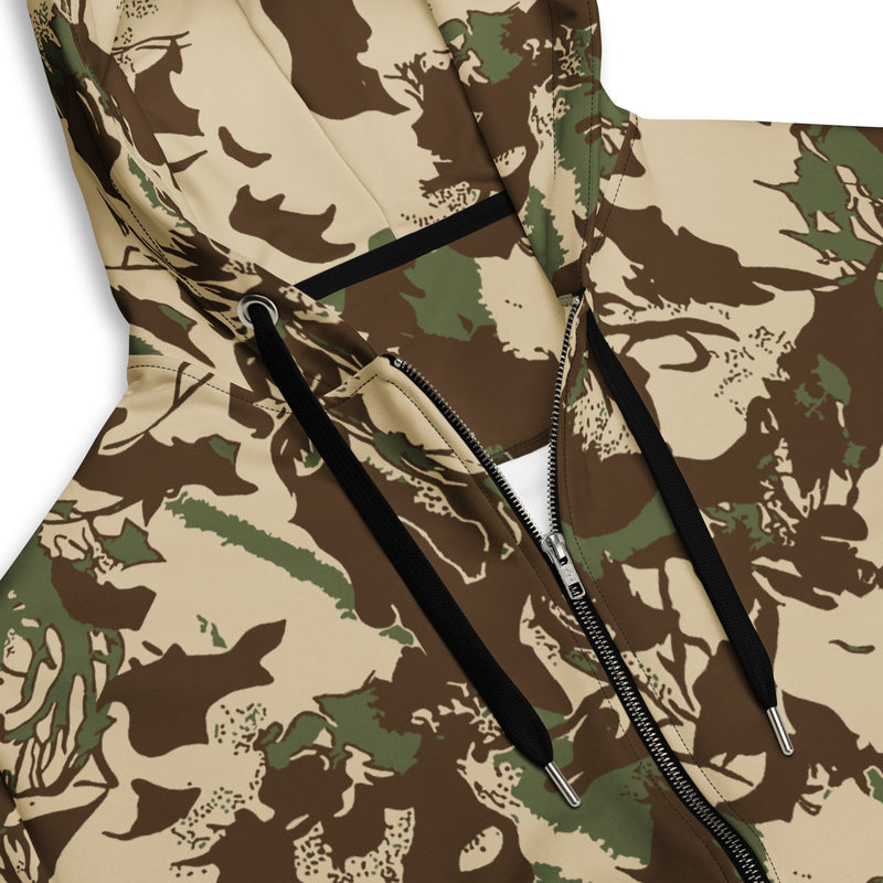 South African Koevoet Grasslands CAMO Unisex Zip Hoodie
