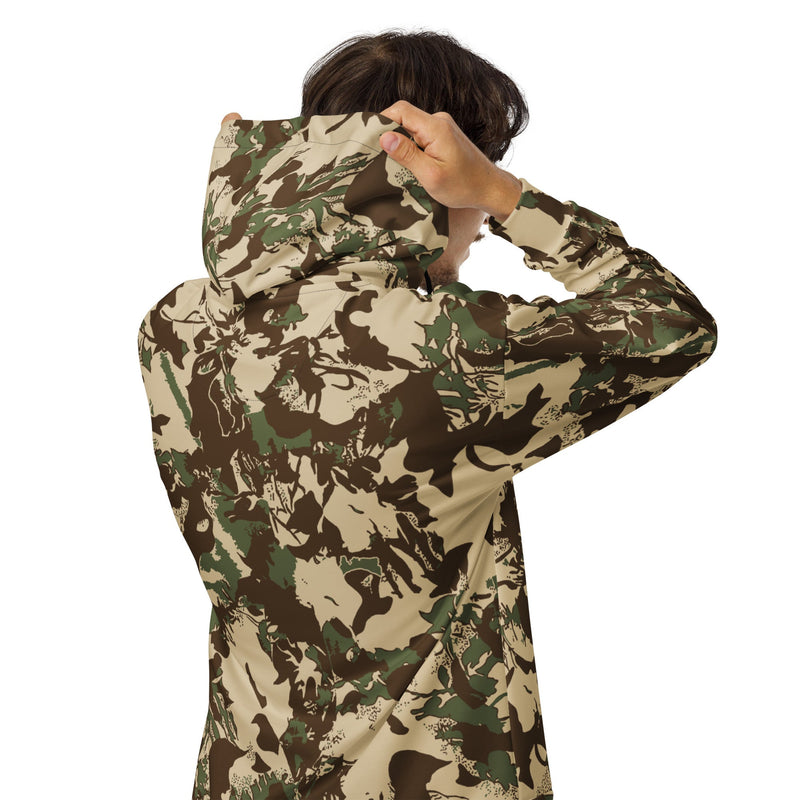 South African Koevoet Grasslands CAMO Unisex Zip Hoodie