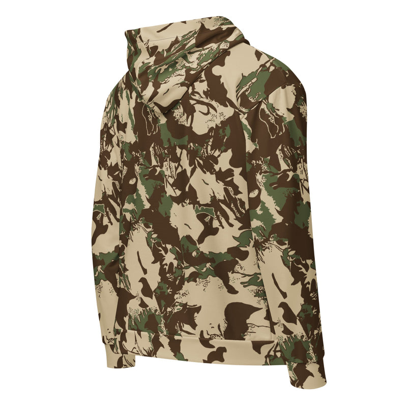 South African Koevoet Grasslands CAMO Unisex Zip Hoodie