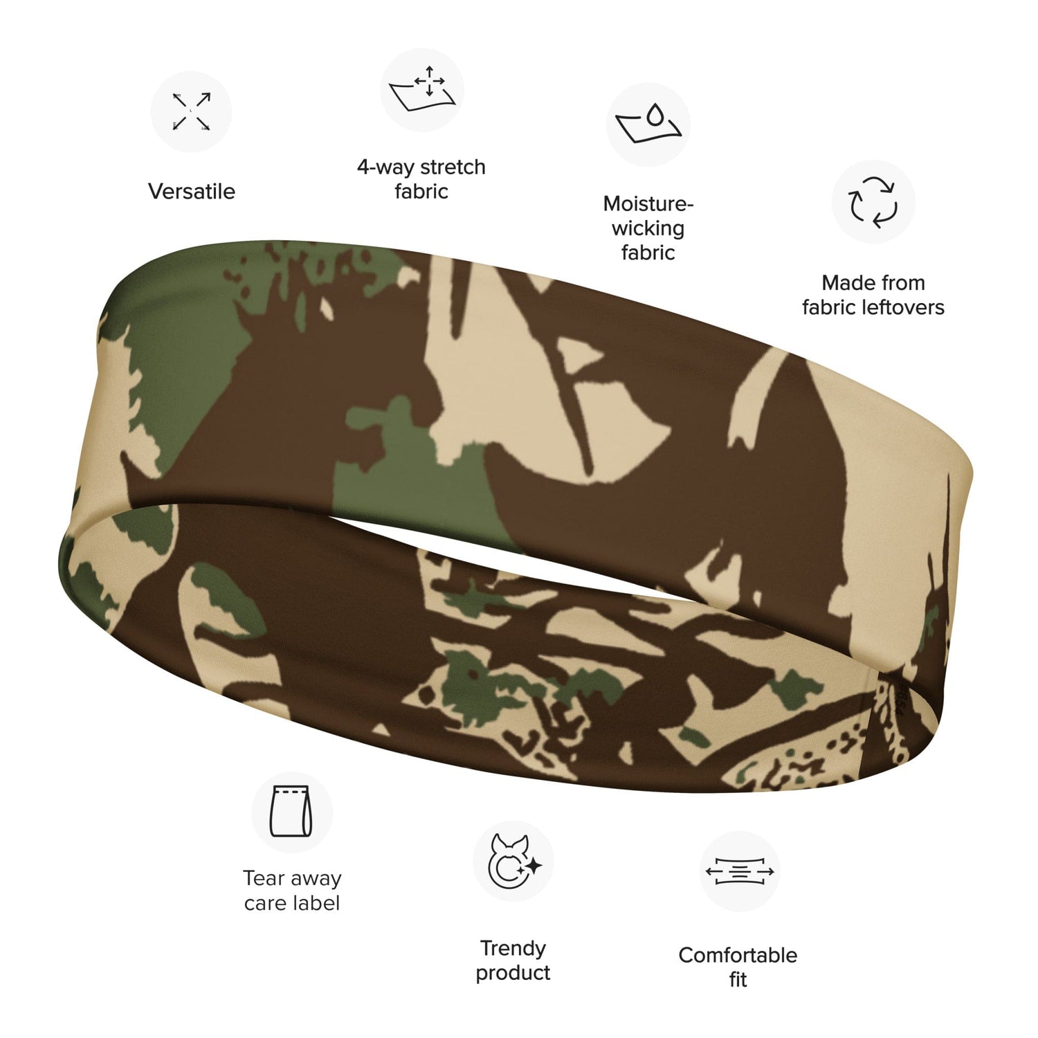 South African Police (SAP) KOEVOET CAMO Headband - M - Headbands