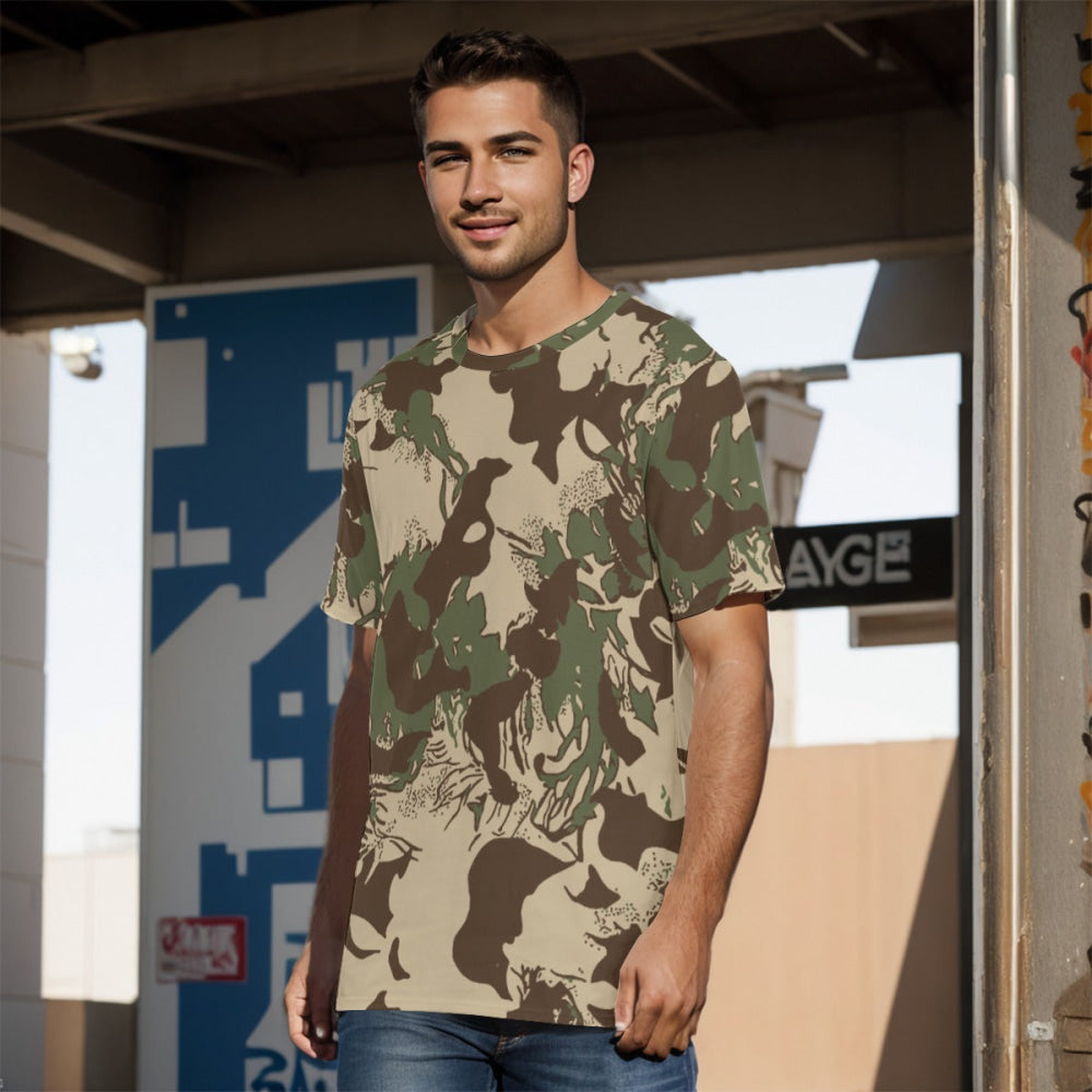 South African Police (SAP) KOEVOET CAMO Men’s 100% Cotton T-Shirt - Mens