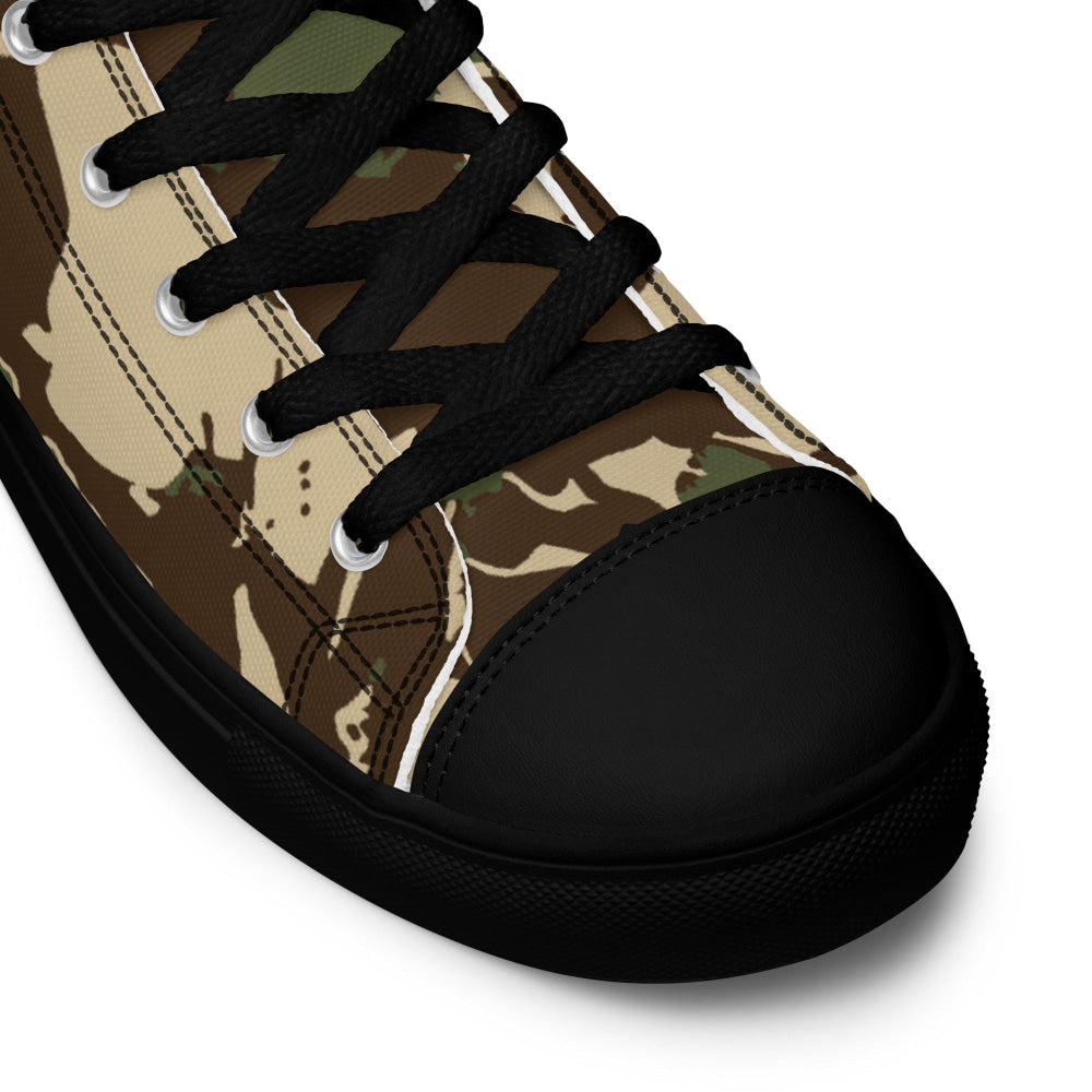 South African Police (SAP) KOEVOET CAMO Men’s high top canvas shoes - Mens High Top Canvas Shoes