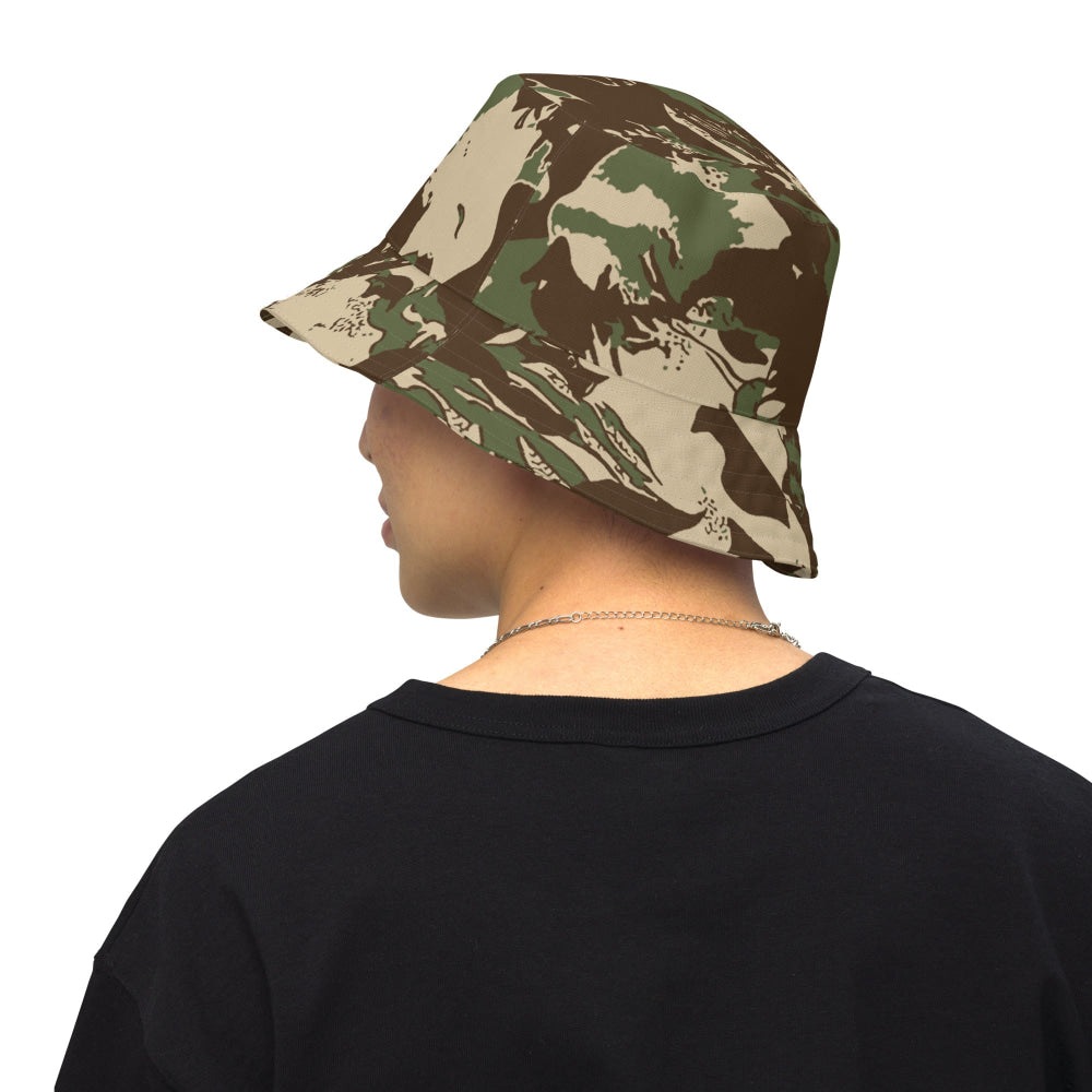 South African Police (SAP) KOEVOET CAMO Reversible bucket hat - Bucket Hat