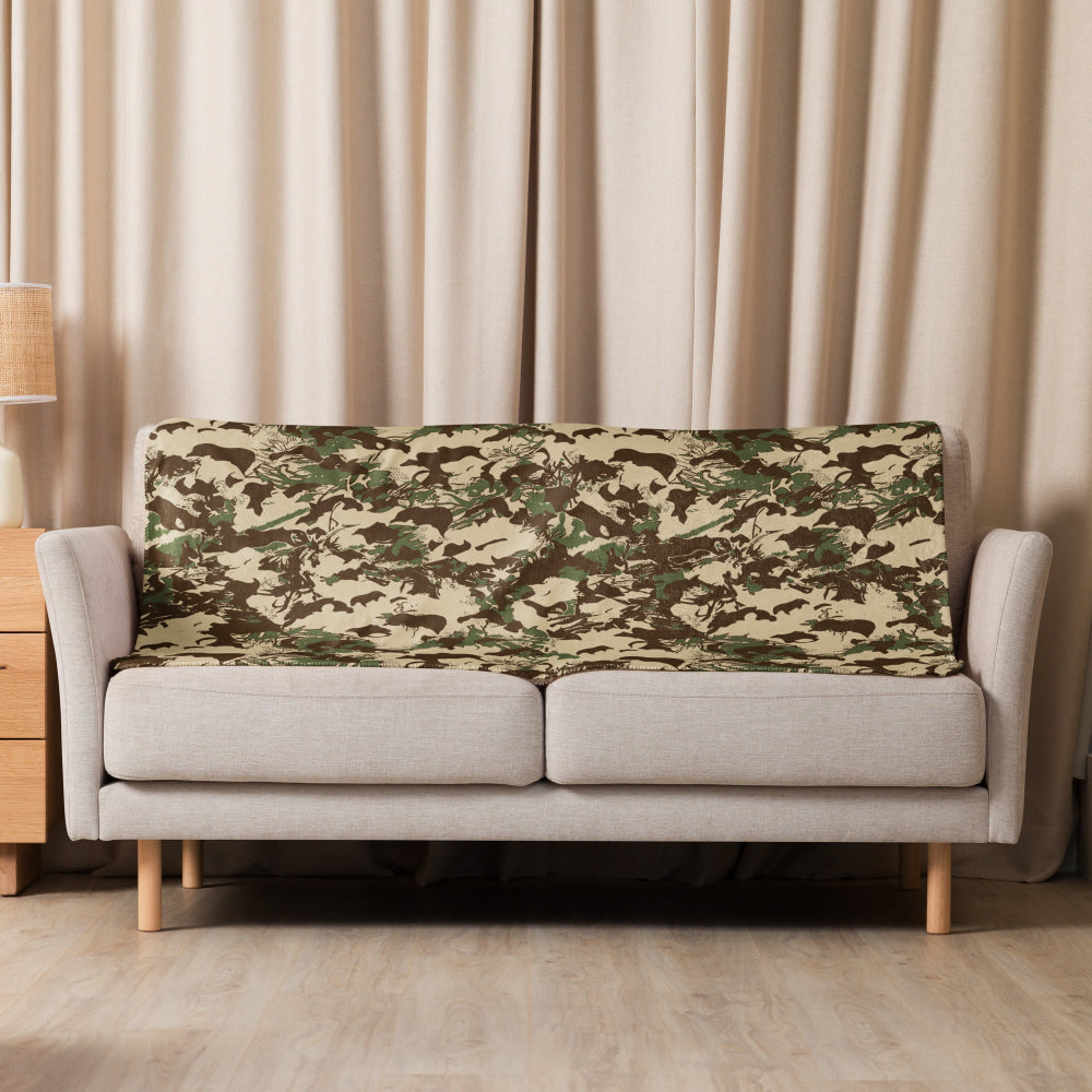 South African Police (SAP) KOEVOET CAMO Sherpa blanket - Blanket