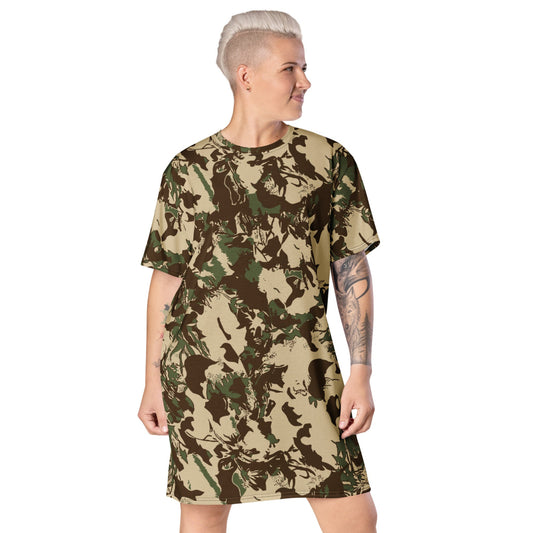 South African Police (SAP) KOEVOET CAMO T-shirt dress - 2XS - Womens T-Shirt Dress