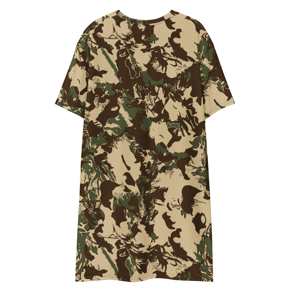 South African Police (SAP) KOEVOET CAMO T-shirt dress - Womens T-Shirt Dress