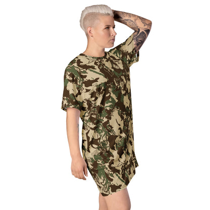 South African Police (SAP) KOEVOET CAMO T-shirt dress - Womens T-Shirt Dress