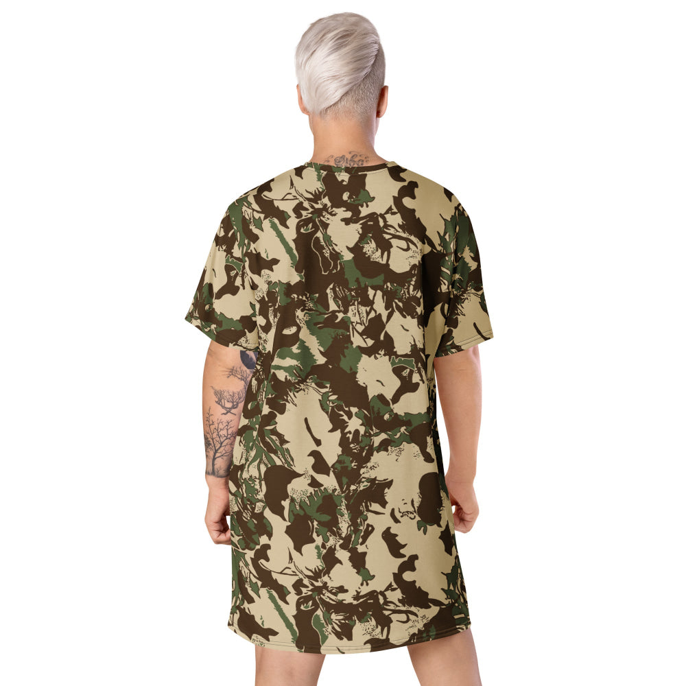 South African Police (SAP) KOEVOET CAMO T-shirt dress - Womens T-Shirt Dress