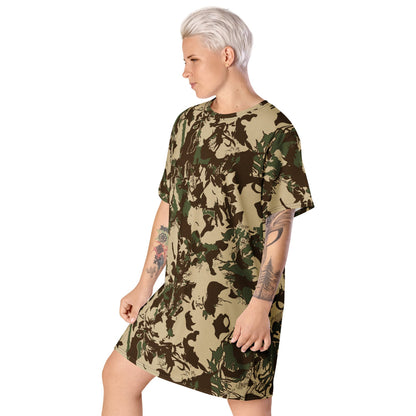 South African Police (SAP) KOEVOET CAMO T-shirt dress - Womens T-Shirt Dress