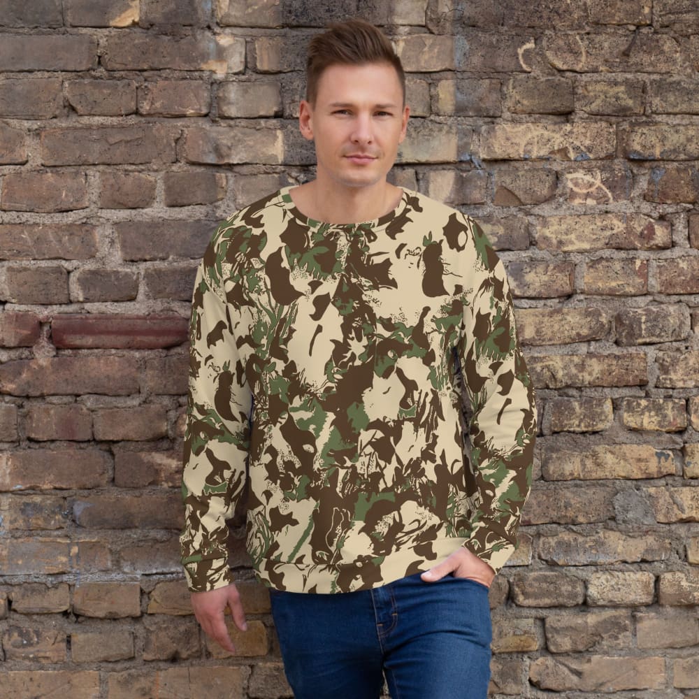 South African Police (SAP) KOEVOET CAMO Unisex Sweatshirt - 4XL - Unisex Sweatshirt