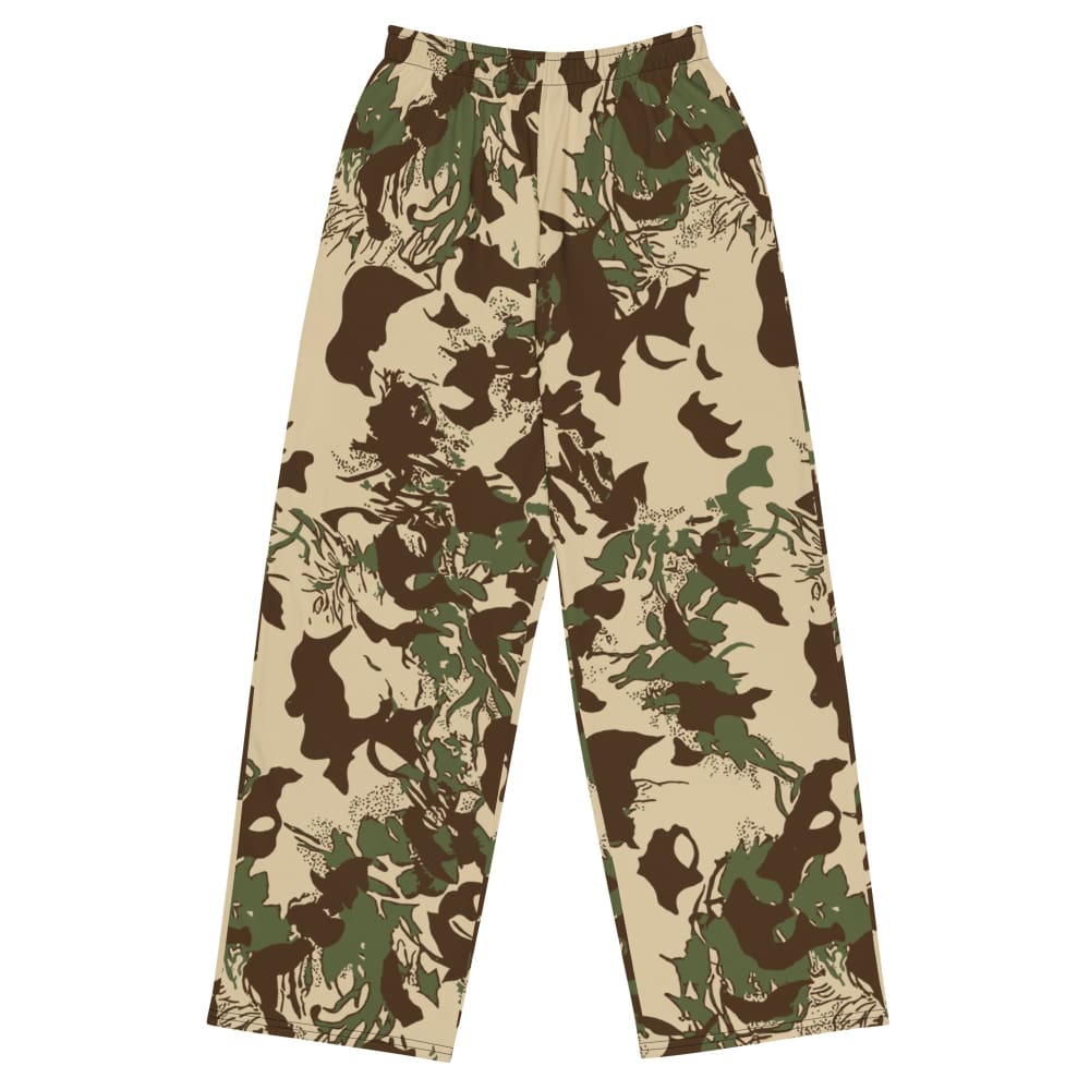 South African Police (SAP) KOEVOET CAMO unisex wide-leg pants - 2XS