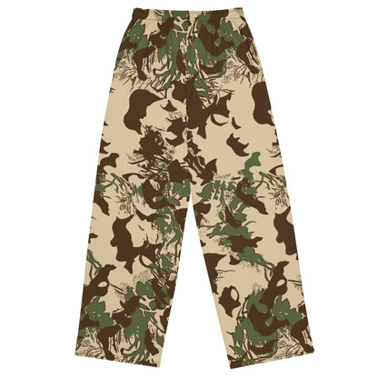 South African Police (SAP) KOEVOET CAMO unisex wide-leg pants - Unisex Wide-Leg Pants