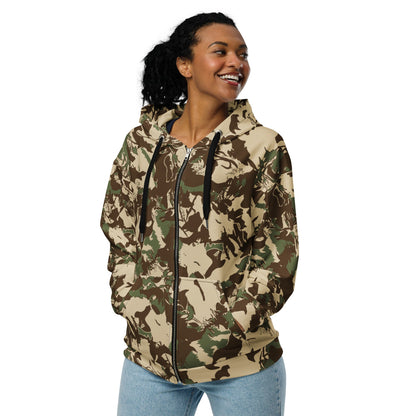 South African Police (SAP) KOEVOET CAMO Unisex zip hoodie - Zip Hoodie