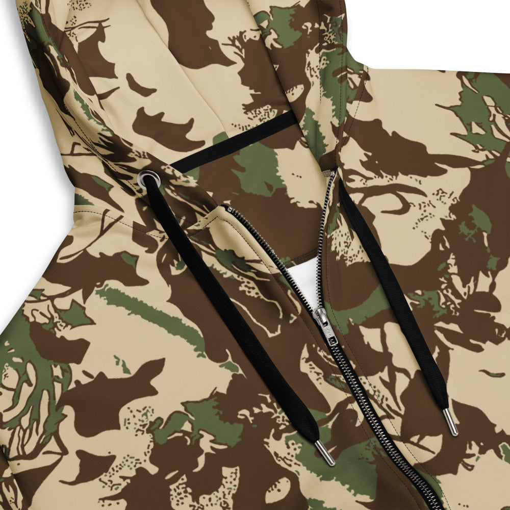 South African Police (SAP) KOEVOET CAMO Unisex zip hoodie - Zip Hoodie