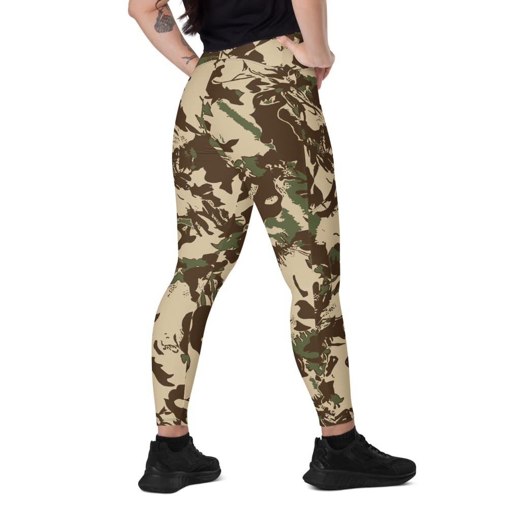 South African Police (SAP) KOEVOET CAMO Women’s Leggings with pockets - 2XS