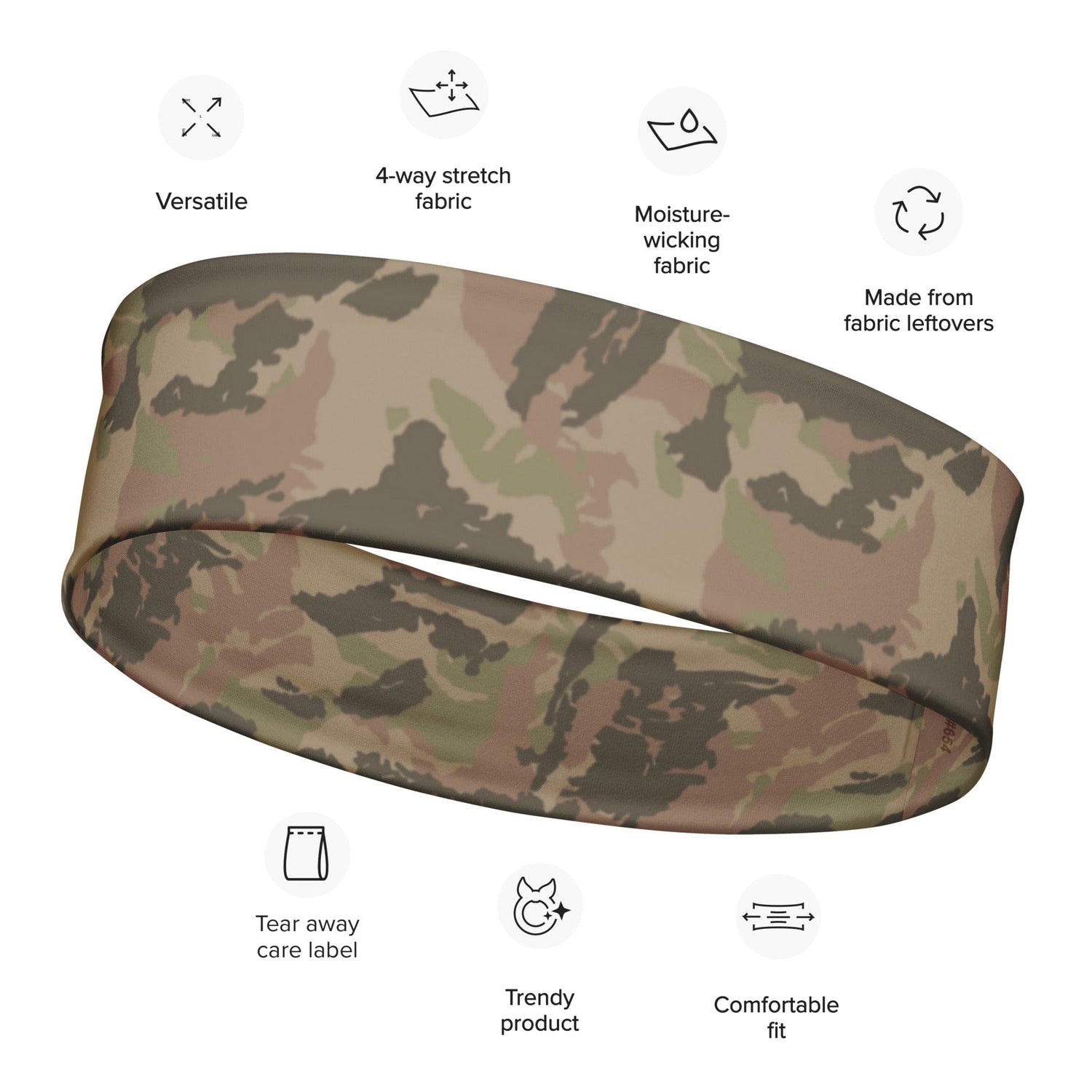 South African Railway Police CAMO Headband - M - Headbands