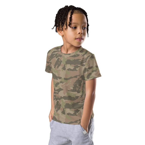 South African Railway Police CAMO Kids crew neck t-shirt