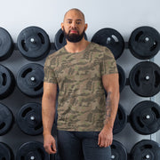 Brushstroke South African Railway Police CAMO Mens Athletic T-Shirt - XS - Shirt