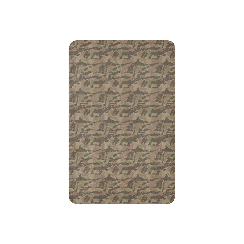 Brushstroke South African Railway Police CAMO Sherpa Blanket