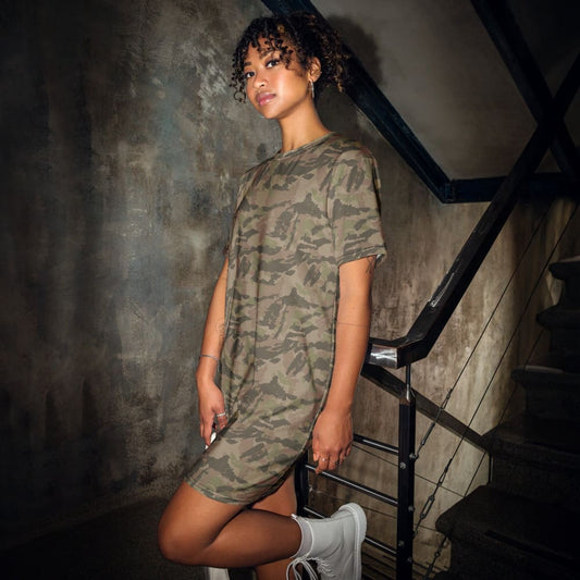 South African Railway Police CAMO T-shirt dress - 2XS - Womens T-Shirt Dress