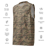 Brushstroke South African Railway Police CAMO Unisex Basketball Jersey