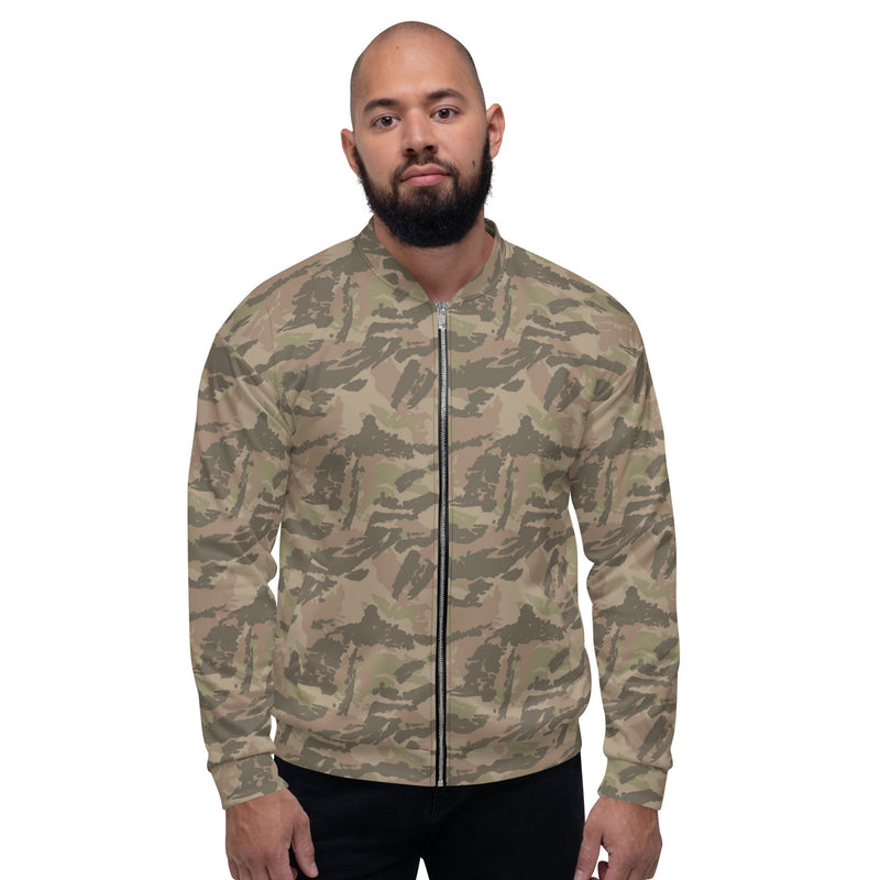 Brushstroke South African Railway Police CAMO Unisex Bomber Jacket