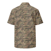 Brushstroke South African Railway Police CAMO Unisex Short-Sleeve Button Shirt - Button-Up