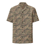 Brushstroke South African Railway Police CAMO Unisex Short-Sleeve Button Shirt - Button-Up