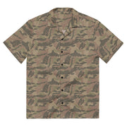 Brushstroke South African Railway Police CAMO Unisex Short-Sleeve Button Shirt - 2XS - Button-Up