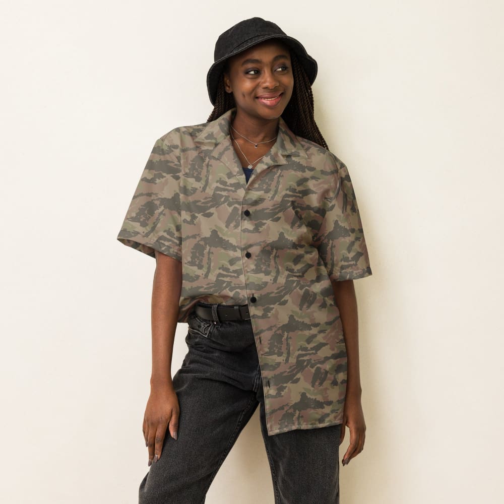 South African Railway Police CAMO Unisex button shirt - Button Shirt