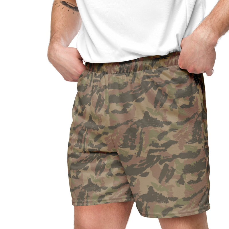 Brushstroke South African Railway Police CAMO Unisex Mesh Shorts