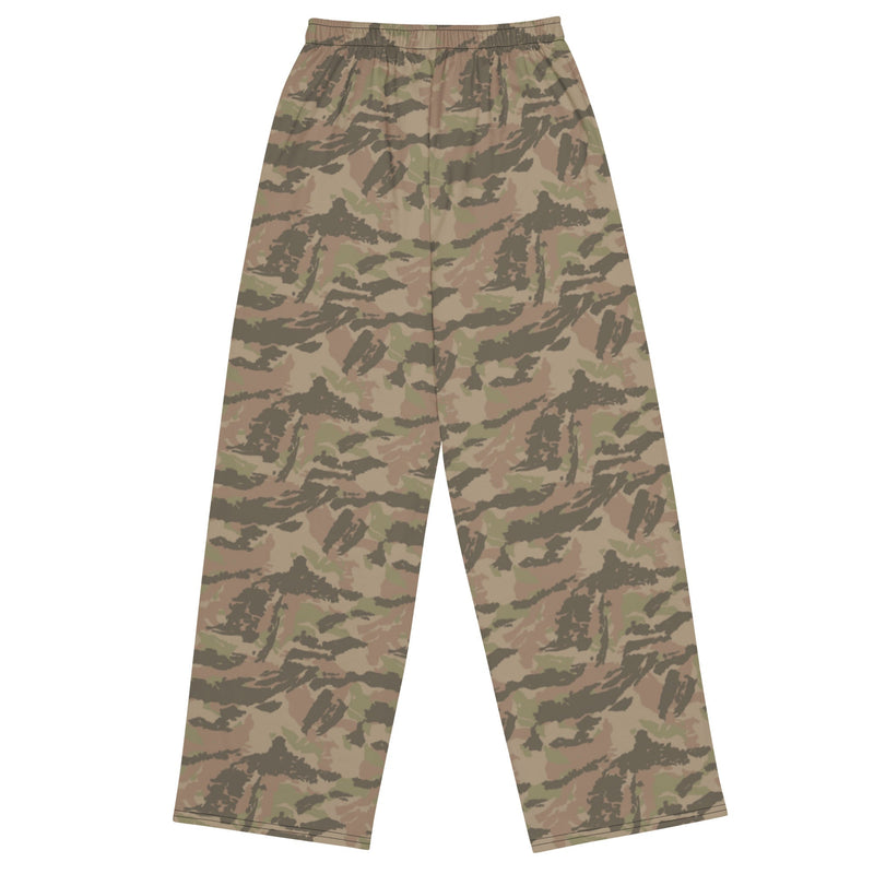 Brushstroke South African Railway Police CAMO Unisex Wide-Leg Leisure Pants - Pant