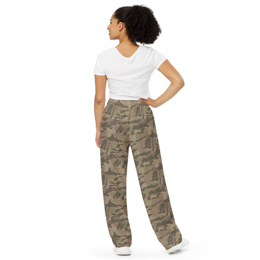 South African Railway Police CAMO Unisex Wide-Leg Leisure Pants