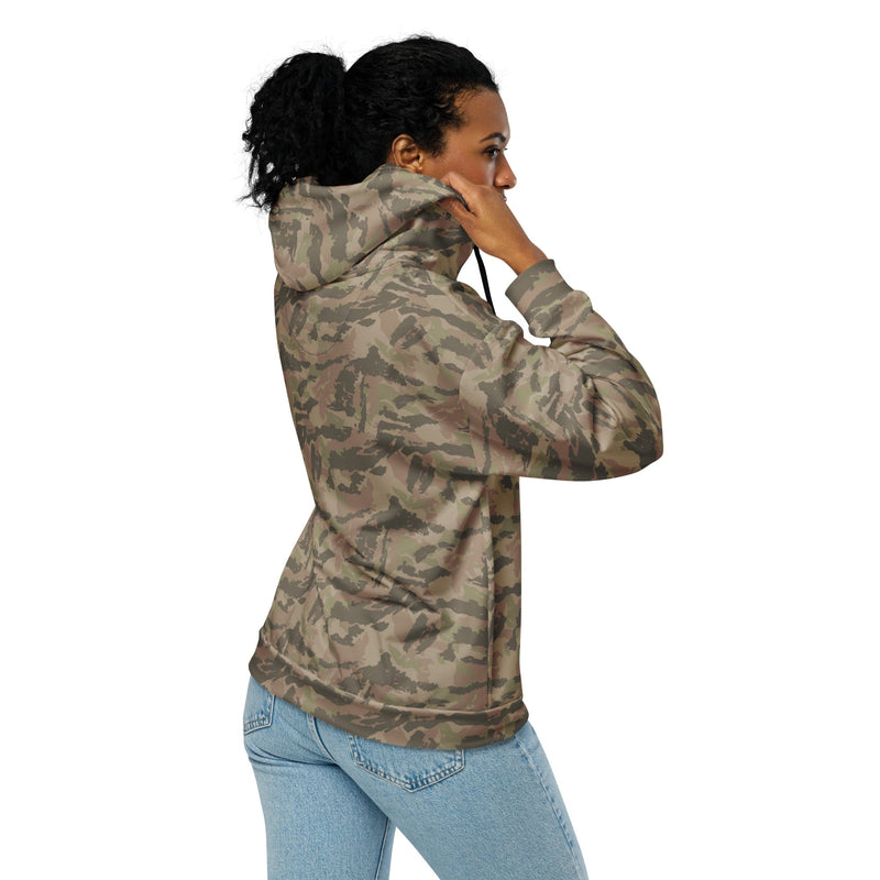 Brushstroke South African Railway Police CAMO Unisex Zip Hoodie