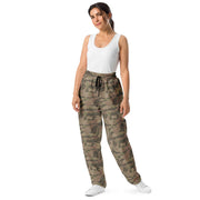 Brushstroke South African Railway Police CAMO Unisex Wide-leg Joggers