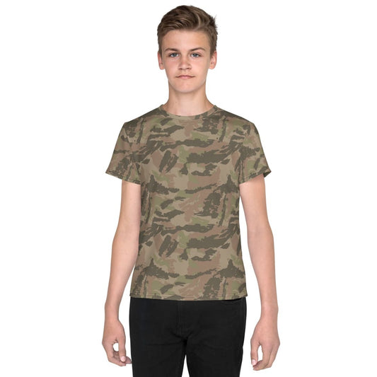 South African Railway Police CAMO Youth crew neck t-shirt - 8 - Crew Neck T-shirt