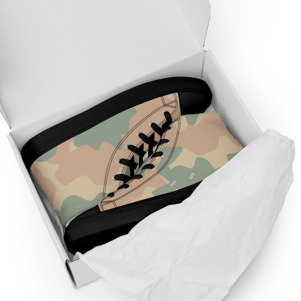 South African RECCE Hunter Group 1st GEN CAMO Men’s high top canvas shoes - Mens High Top Canvas Shoes