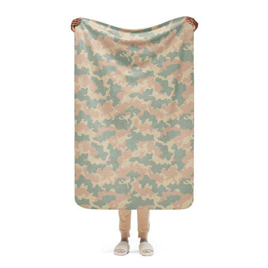 South African RECCE Hunter Group 1st GEN CAMO Sherpa blanket - 37″×57″