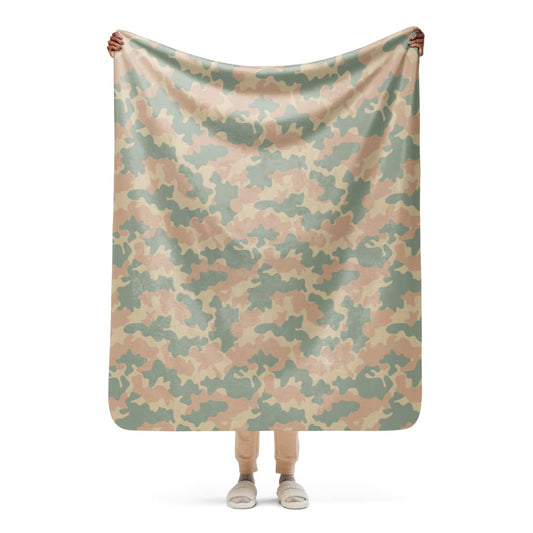 South African RECCE Hunter Group 1st GEN CAMO Sherpa blanket - 50″×60″