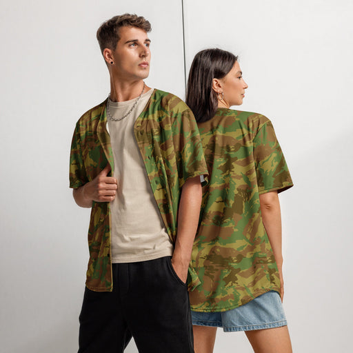 Brushstroke RECCE Hunter Group South African CAMO Unisex Baseball Jersey - 2XS