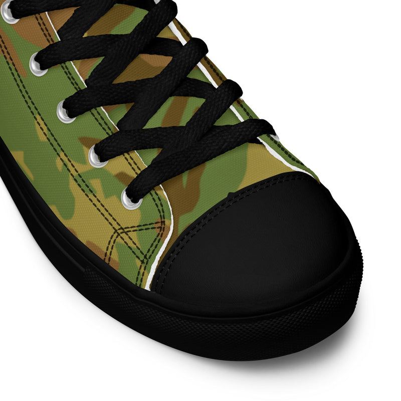 Brushstroke RECCE Hunter Group South African CAMO Mens High-Top Canvas Shoes