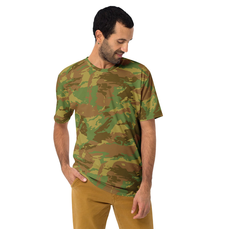 Brushstroke RECCE Hunter Group South African CAMO Mens T-Shirt