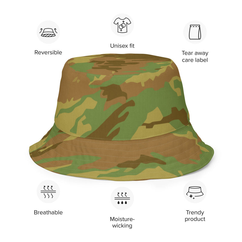 Brushstroke RECCE Hunter Group South African CAMO Reversible Bucket Hat - Head