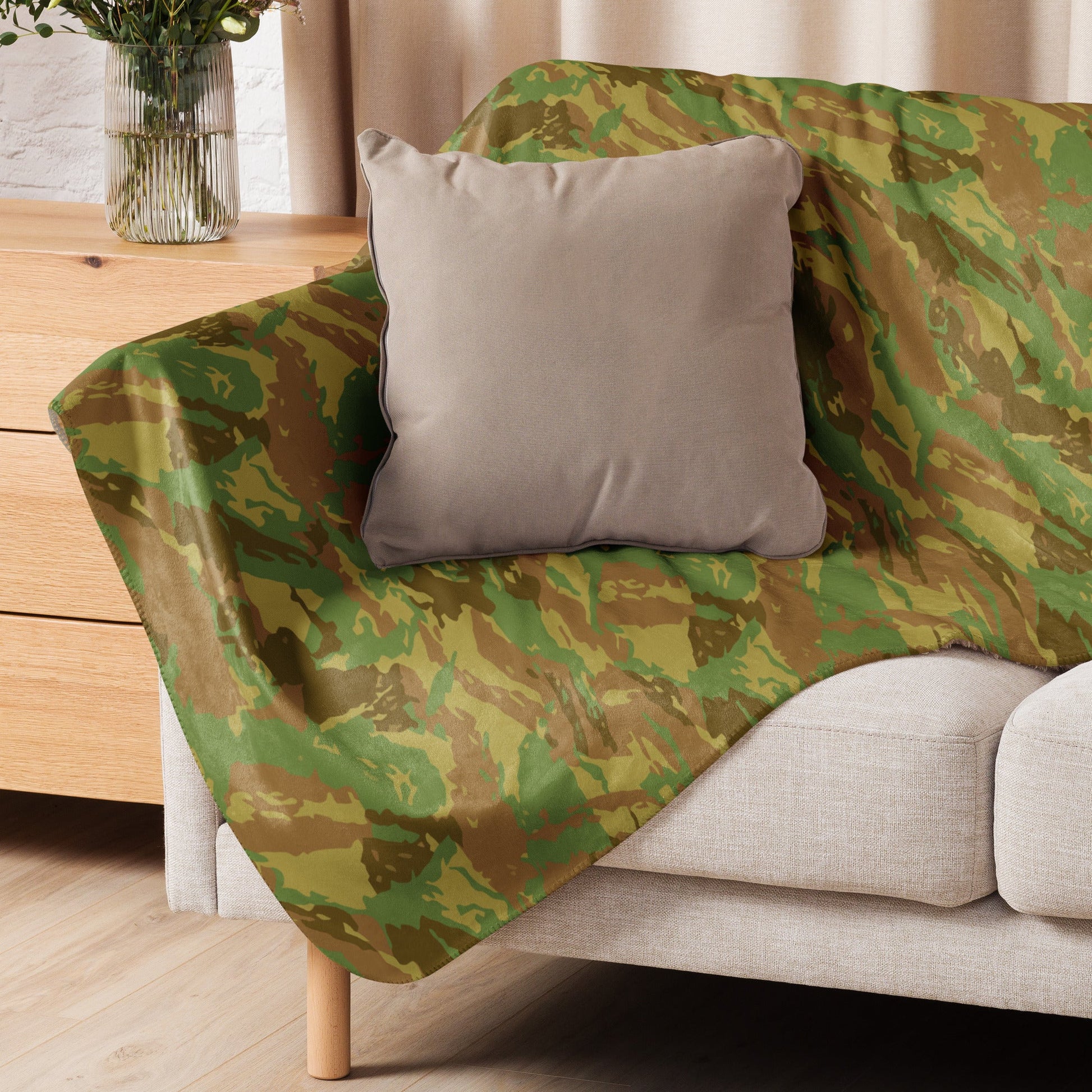 South African RECCE Hunter Group CAMO Sherpa blanket - Blankets
